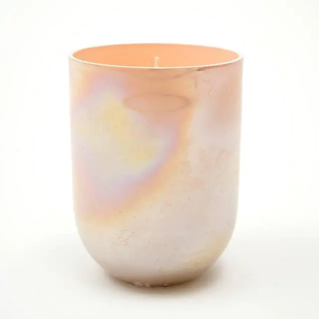 Alt view image 5 of 6 - ExpoBazaar Subtle Shine Scented Wax Candle  Peach | Elegant & Aromatic Candle for Home & Office | Soothing Fragrance & Long-Lasting Burn | Perfect for Relaxation, Décor & Gifting