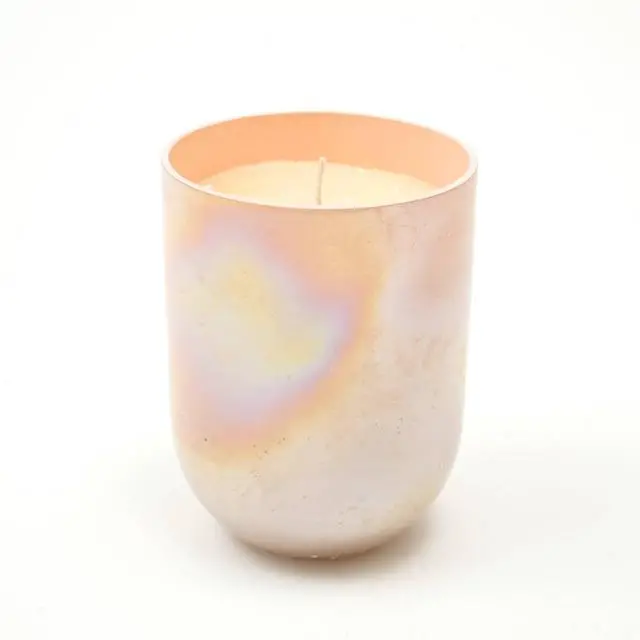 Alt view image 6 of 6 - ExpoBazaar Subtle Shine Scented Wax Candle  Peach | Elegant & Aromatic Candle for Home & Office | Soothing Fragrance & Long-Lasting Burn | Perfect for Relaxation, Décor & Gifting