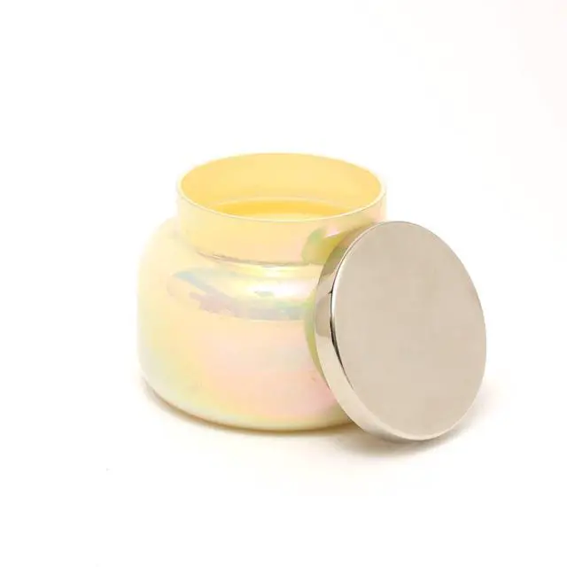 Alt view image 5 of 6 - ExpoBazaar Scented Wax Candle Jar with Lid  Pastel Yellow | Elegant & Aromatic Candle for Home & Office | Long-Lasting Burn & Soothing Fragrance | Perfect for Relaxation, Décor & Gifting