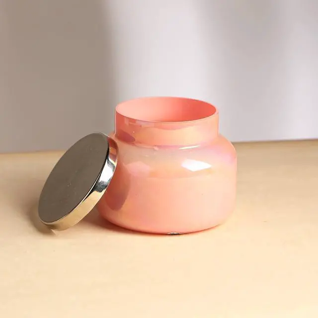 Main image of ExpoBazaar Scented Wax Candle Jar  Pink Lustre | Elegant & Aromatic Candle for Home & Office | Long-Lasting Burn & Soothing Fragrance | Perfect for Relaxation, Décor & Gifting