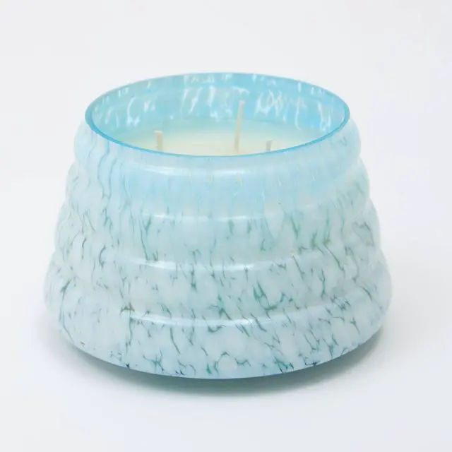 Alt view image 2 of 5 - ExpoBazaar Pastel Whisper Scented Wax Candle  Blue | Elegant & Aromatic Candle for Home & Office | Long-Lasting Burn & Soothing Fragrance | Perfect for Relaxation, Décor & Gifting