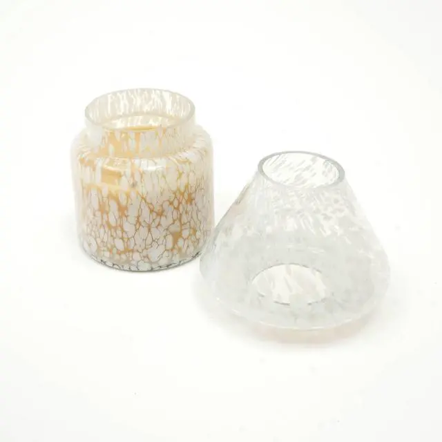 Alt view image 4 of 6 - Expobazaar Dreamy Splutter Scented Wax Candle  White | Elegant & Aromatic Candle for Home & Office | Long-Lasting Burn & Soothing Fragrance | Perfect for Relaxation, Décor & Gifting