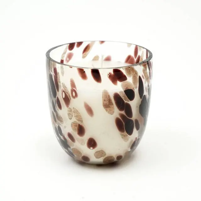 Alt view image 5 of 6 - ExpoBazaar Ethereal Splutter Glass Scented Wax Candle | Elegant & Aromatic Candle for Home & Office | Long-Lasting Burn & Soothing Fragrance | Perfect for Relaxation, Décor & Gifting