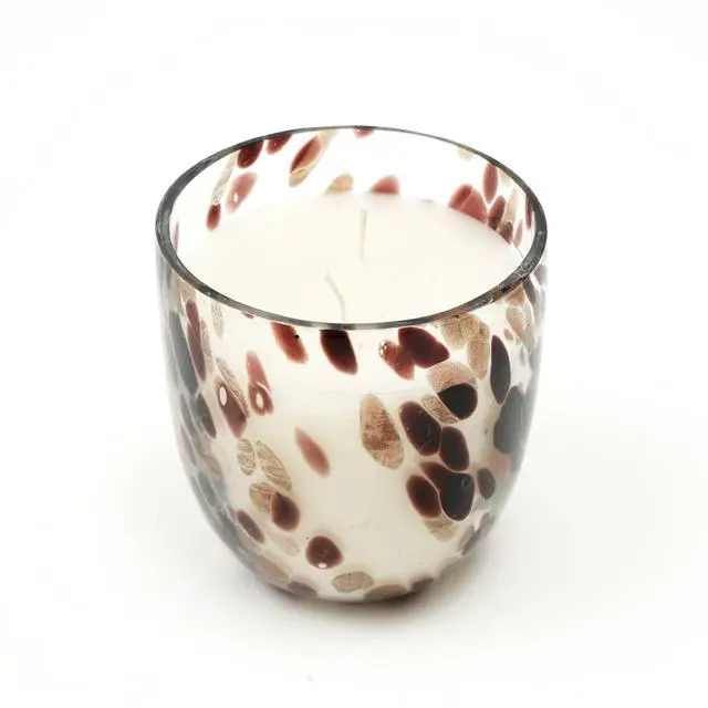 Alt view image 4 of 6 - ExpoBazaar Ethereal Splutter Glass Scented Wax Candle | Elegant & Aromatic Candle for Home & Office | Long-Lasting Burn & Soothing Fragrance | Perfect for Relaxation, Décor & Gifting