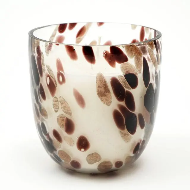 Alt view image 2 of 6 - ExpoBazaar Ethereal Splutter Glass Scented Wax Candle | Elegant & Aromatic Candle for Home & Office | Long-Lasting Burn & Soothing Fragrance | Perfect for Relaxation, Décor & Gifting