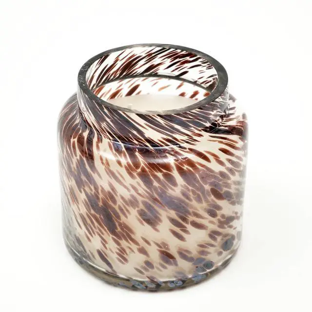 Alt view image 4 of 6 - Expobazaar Splatter Pastel Glow Candle | Elegant & Aromatic Wax Candle for Home & Office | Long-Lasting Burn & Soothing Fragrance | Perfect for Relaxation, Décor & Gifting