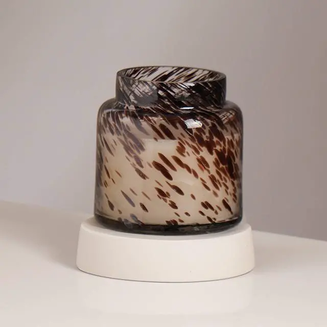 Main image of Expobazaar Splatter Pastel Glow Candle | Elegant & Aromatic Wax Candle for Home & Office | Long-Lasting Burn & Soothing Fragrance | Perfect for Relaxation, Décor & Gifting