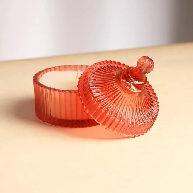 Alt view image 2 of 6 - ExpoBazaar Posh Radiance Scented Wax Candle  Orange | Luxurious & Aromatic Candle for Home & Office | Long-Lasting Burn & Refreshing Fragrance | Perfect for Relaxation, Décor & Gifting