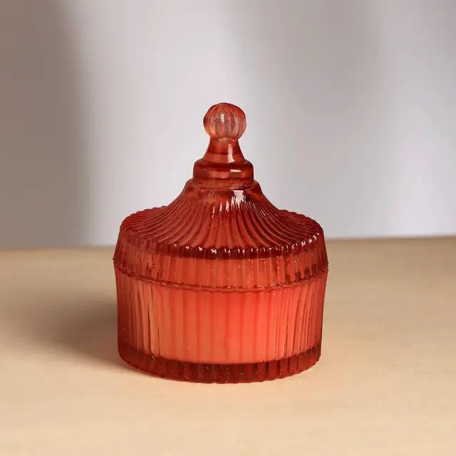 Main image of ExpoBazaar Posh Radiance Scented Wax Candle  Orange | Luxurious & Aromatic Candle for Home & Office | Long-Lasting Burn & Refreshing Fragrance | Perfect for Relaxation, Décor & Gifting