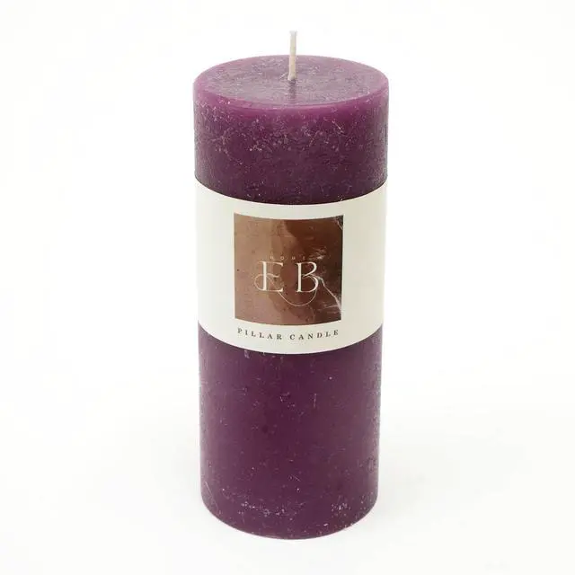 Alt view image 3 of 6 - ExpoBazaar Rustic Pillar Candle (3" x 7") | Elegant & Long-Lasting Wax Candle for Home Décor | Warm Glow for Relaxation, Celebrations & Everyday Use | Perfect for Centerpieces, Lanterns & Gifting