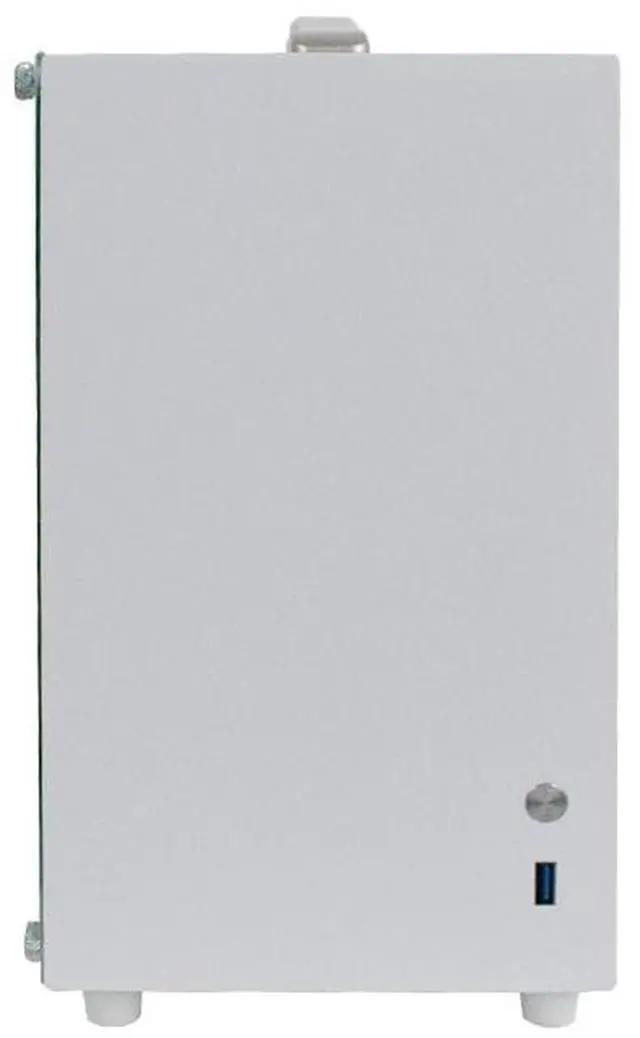 Alt view image 5 of 7 - Gintol A600 micro atx case/mini itx case computer case small chassis , portable, side-transparent glass, supports ATX power supply, 328mm graphics card length limit, desktop computer pc case shell