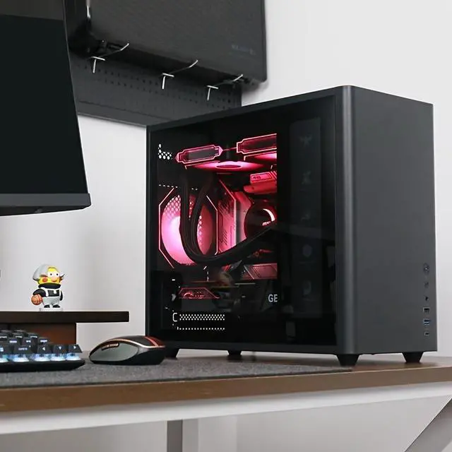 Alt view image 4 of 7 - Gintol SOEYI U350 PRO micro atx case/mini itx case computer case small chassis pc supports 240 water cooling radiator chassis desktop computer case host chassis