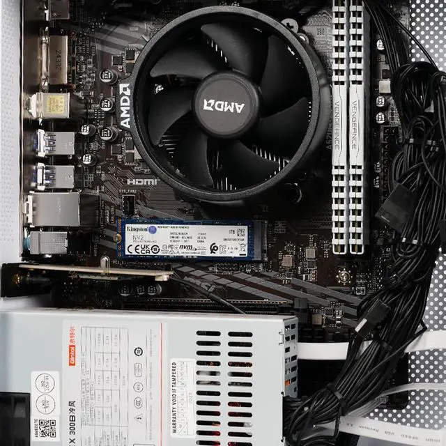 Alt view image 6 of 6 - Gintol Desktop Computer PC, AMD Ryzen 5 5600GT/Radeon RxVega7/16GB RAM and 1TB M.2 NVMe PCle4.0,WiFi+BT5.0,Mini portable handheld home enterprise office design game desktop computer host