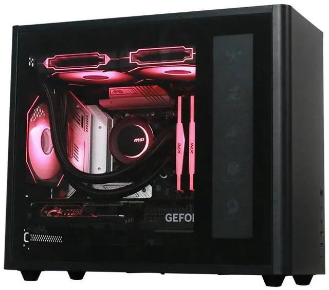 Alt view image 7 of 7 - Gintol SOEYI U350 PRO micro atx case/mini itx case computer case small chassis pc supports 240 water cooling radiator chassis desktop computer case host chassis