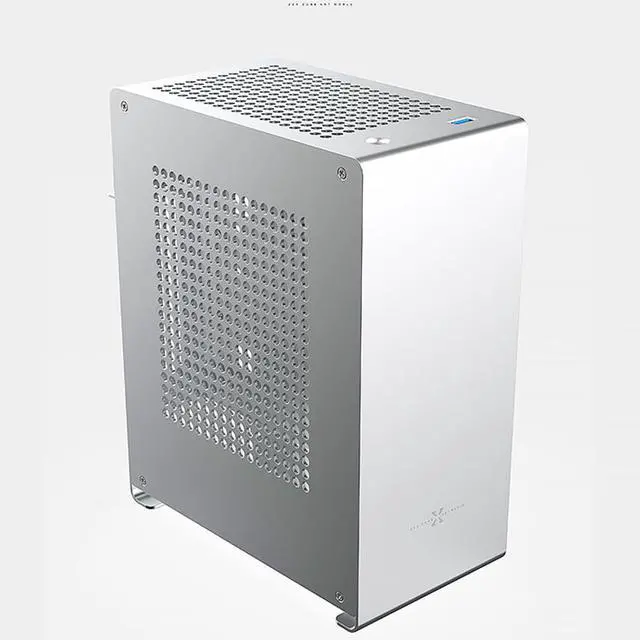 Alt view image 5 of 7 - Gintol zzaw A1P all aluminum alloy mini itx case computer case pc casechassis FLEX (small 1U) power supply for home office mini portable HTPC computer host small chassis 5.8L