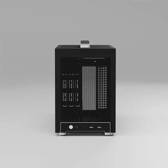 Alt view image 3 of 4 - Gintol S500BKB Mini Computer Case pc case mini itx case BKB Desktop Host Portable Support SFX Power ATX Computer Case