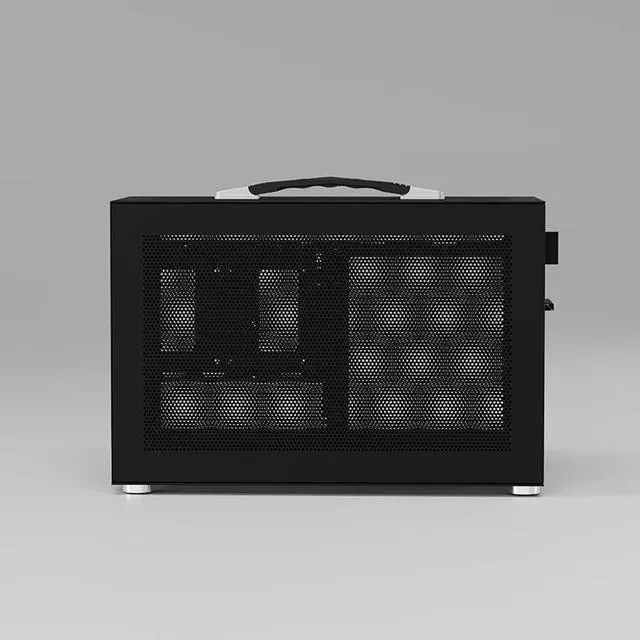 Alt view image 2 of 4 - Gintol S500BKB Mini Computer Case pc case mini itx case BKB Desktop Host Portable Support SFX Power ATX Computer Case