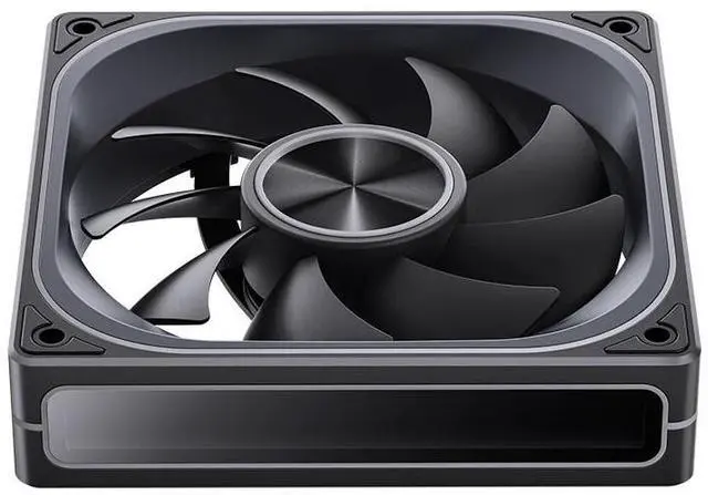 Alt view image 5 of 7 - ZA-120B ARGB version black 12CM case fans*1 pcs(four-sided thousand-layer mirror light effect/motherboard synchronized light effect/aluminum nameplate/PWM male and female connectors)