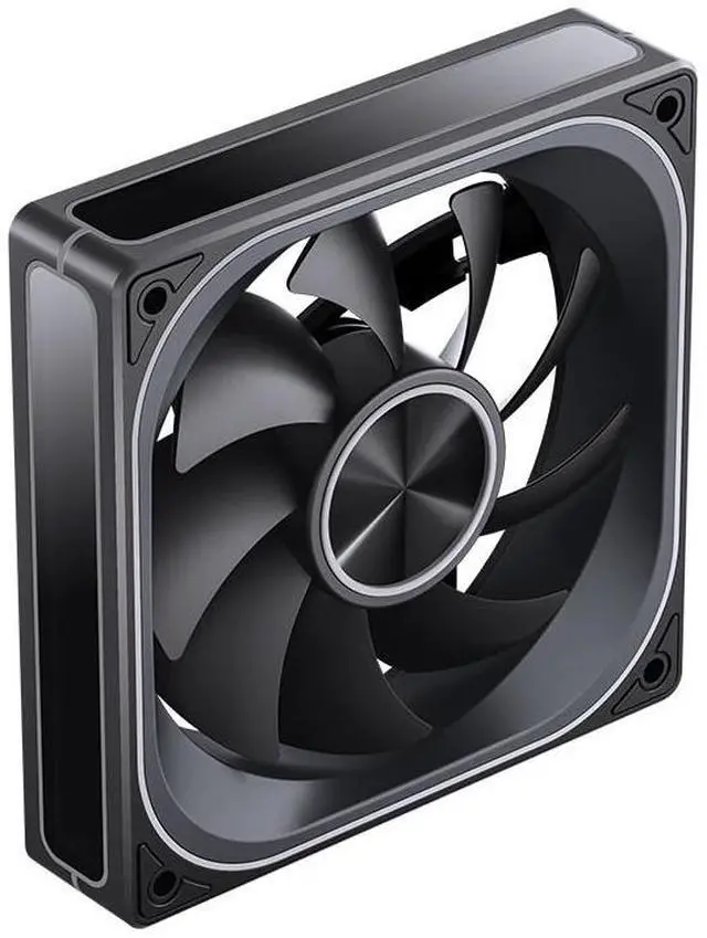 Alt view image 6 of 7 - ZA-120B ARGB version black 12CM case fans*1 pcs(four-sided thousand-layer mirror light effect/motherboard synchronized light effect/aluminum nameplate/PWM male and female connectors)