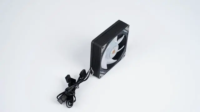 Alt view image 3 of 6 - Gintol T90 cooling  9CM ARGB case fans light [small 4-pin interface] Intelligent temperature-controlled fan silent PWM intelligent temperature-controlled cooling