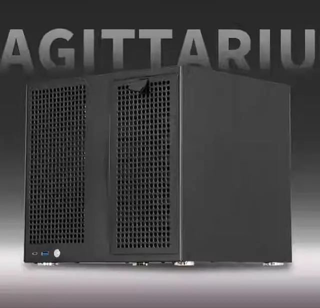 Alt view image 3 of 3 - Sagittarius 8-bay NAS Pc Case Computer Case enclosure, ATX power supply, MATX motherboard, full-height PCIe, household storage(Only for NAS computer chassis shell, excluding any other accessories)