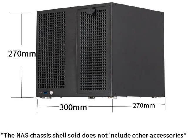 Alt view image 2 of 3 - Sagittarius 8-bay NAS Pc Case Computer Case enclosure, ATX power supply, MATX motherboard, full-height PCIe, household storage(Only for NAS computer chassis shell, excluding any other accessories)