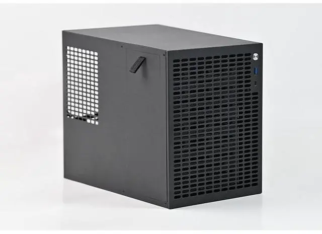 Alt view image 2 of 3 - B8 8 bay nas pc case mini itx/micro atx /4 bay ATX power micro atx  case full height PCIE desktop NAS computer server workstation case shell (does not include other accessories, only the case shell)