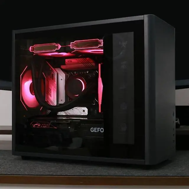 Alt view image 3 of 5 - Gintol U350 PRO micro atx case/mini itx case computer case small chassis pc supports 240 water cooling radiator chassis desktop computer case host chassis