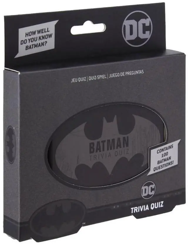 Main image of Paladone Batman Trivia Quiz with 100 Questions, Officially Licensed DC Comics Merchandise