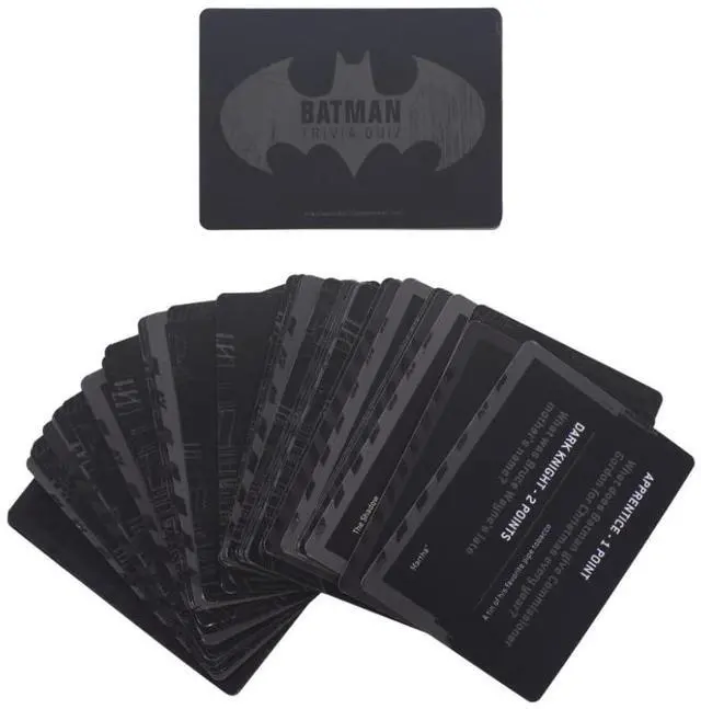 Alt view image 2 of 3 - Paladone Batman Trivia Quiz with 100 Questions, Officially Licensed DC Comics Merchandise