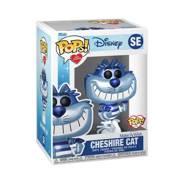 Alt view image 4 of 9 - Funko POP! Make A Wish - Cheshire Cat (Metallic) Vinyl Figure