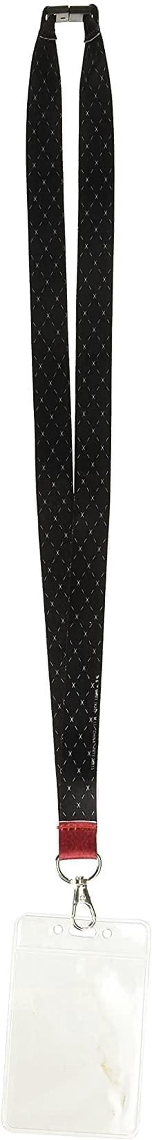 Alt view image 2 of 2 - Harry Potter Unisex-Adult's Hogwarts Lanyard, Black, One Size