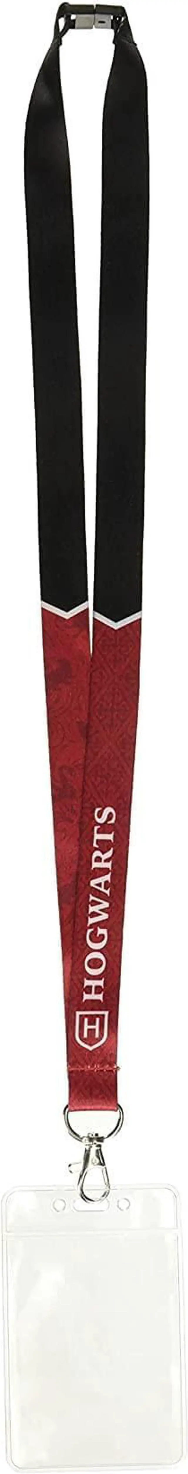 Main image of Harry Potter Unisex-Adult's Hogwarts Lanyard, Black, One Size