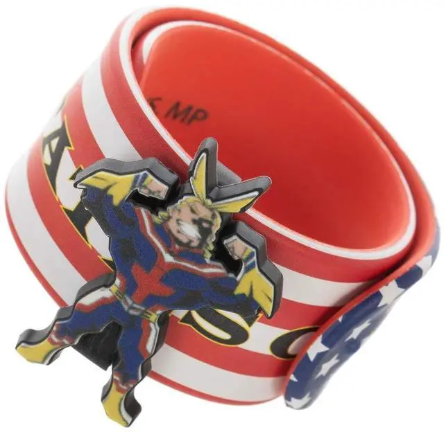 Main image of My Hero Academia All Might Die Cut Anime Slap Bracelet