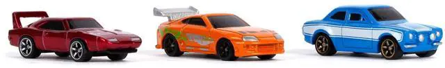 Alt view image 12 of 15 - "Fast & Furious" 3 piece Set "Nano Hollywood Rides" Series 1 Diecast Model Cars by Jada