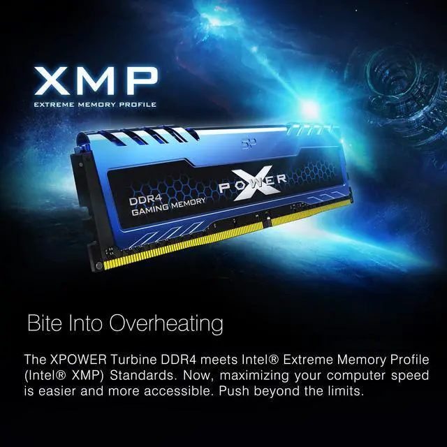 Alt view image 4 of 5 - Silicon Power 32GB (2 x 16GB) DDR4 3200 (PC4 25600) 288-Pin XPOWER Turbine DDR4 DRAM Desktop Memory Model SP032GXLZU320FD