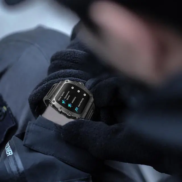 Alt view image 6 of 7 - Smart Watch, Fitness Tracker with Heart Rate Monitor, Blood Oxygen, Sleep Tracking, 1.76 Inch Touchscreen Smart watch for Android iOS Swimming Waterproof Pedometer Step Calories Tracker for Women Men