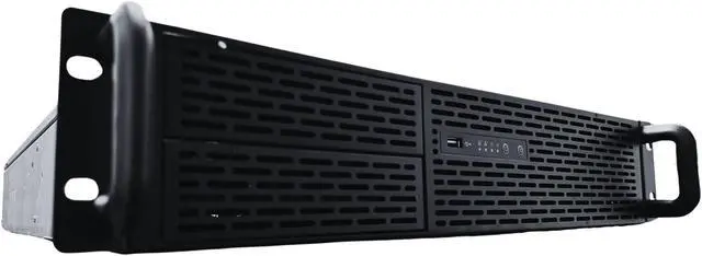 Main image of RACKOWL 2U Server Case, Rackmount Server Chassis; 8* HDD Bays (6*3.5" & 2*5.25"); E-ATX/CEB/EEB/ATX Mobo,  Mid Fans 4* 80mm, Size:16.8* 3.5* 25.0"