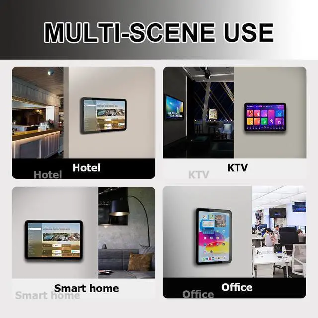 Alt view image 6 of 6 - Zilvex Magnetic Wall Mount with Charging Case for iPad iPad Pro 11-Inch,  100-250V AC 18W Quick Charge, Strong Magnets