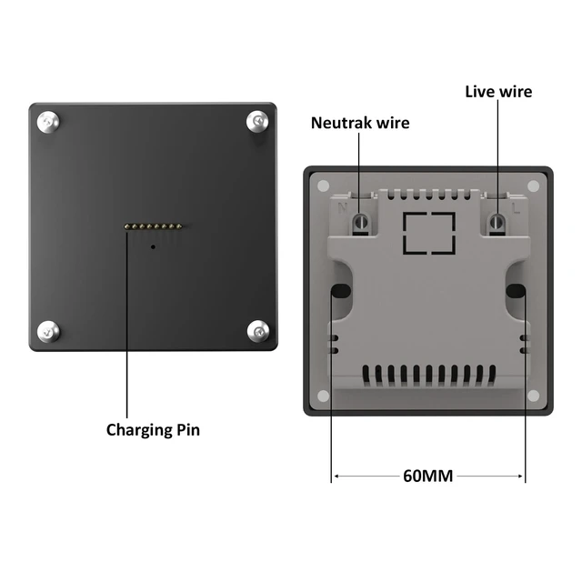 Alt view image 5 of 7 - Zilvex Wall Mount Charging Kit for Apple iPad Air 2024 13" Magnetic Tablet Wall Mount with 15W Fast Charging, TPU Protective Case, Smart Home Hub Integration