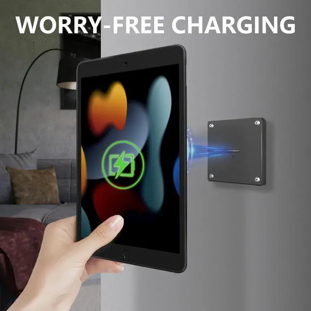 Main image of Zilvex Wall Mounted iPad Stand for iPad 7/8/9th 10.2 Inch Tablet Case with Retail Packaging - Ideal Mounts & Holders Solution