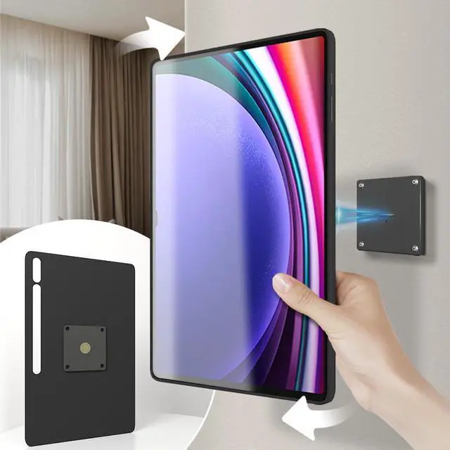 Alt view image 2 of 6 - Zilvex Magnetic Wall-Mounted Charging System for  Galaxy Tab S9 Ultra Samsung stand and case- Model QCS-9P with 15W Type-C Power Delivery,