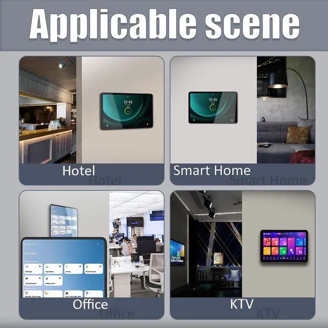 Alt view image 3 of 7 - ZILVEX Wall-Mounted Magnetic Wireless Charging Dock with Protective Case and stand for Samsung Galaxy Tab A8