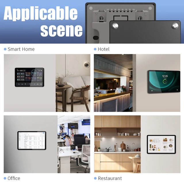 Alt view image 2 of 7 - Zilvex Samsung Galaxy Tab S8 Plus 12.4Inch Wall Mount Charger AC Magnetic Tablet Dock for Restaurant Ordering and POS