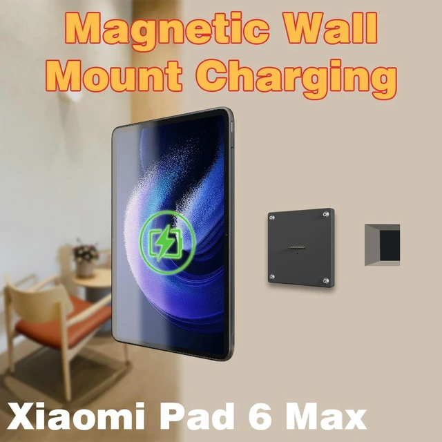 Alt view image 2 of 7 - Zilvex Xiaomi Pad 6Max 14Inch Wall Mounted Magnetic Charging Dock AC Tablet Holder for Hotel and Business