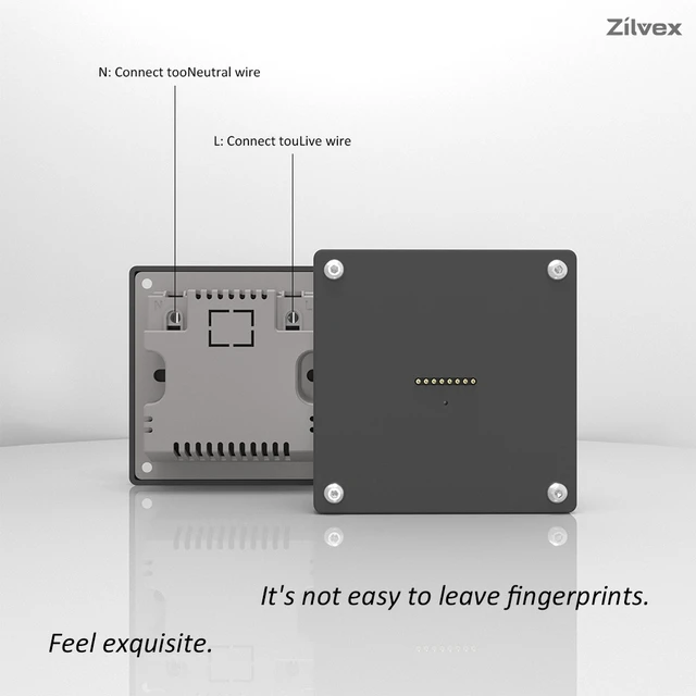 Alt view image 7 of 7 - Zilvex Redmi K Pad 8.8Inch Wall Mount Charger AC Magnetic Wireless Dock for Smart Home Control