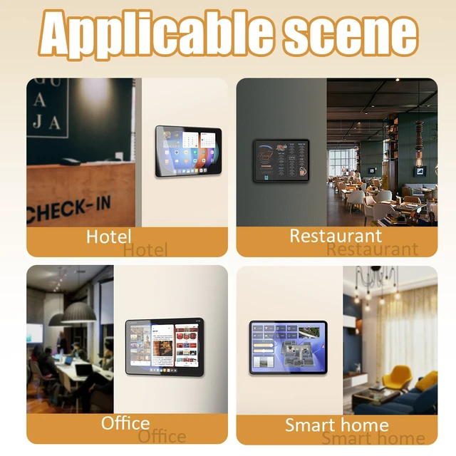 Alt view image 2 of 7 - Zilvex Redmi K Pad 8.8Inch Wall Mount Charger AC Magnetic Wireless Dock for Smart Home Control