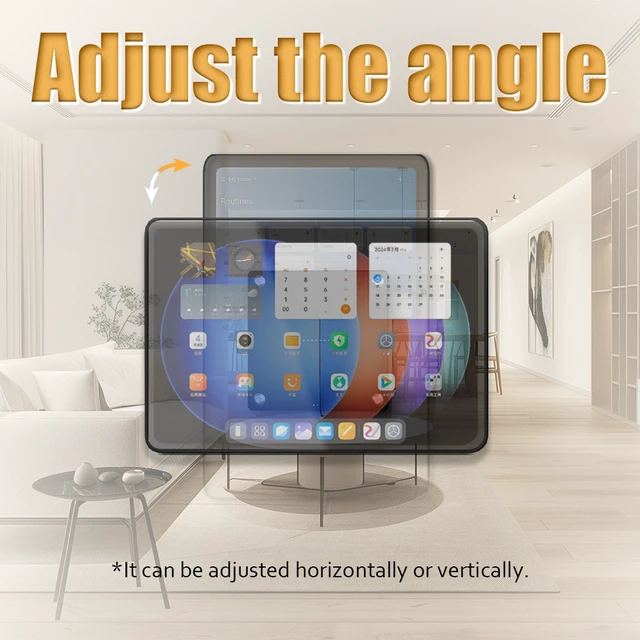 Alt view image 3 of 7 - Zilvex Redmi K Pad 8.8Inch Wall Mount Charger AC Magnetic Wireless Dock for Smart Home Control