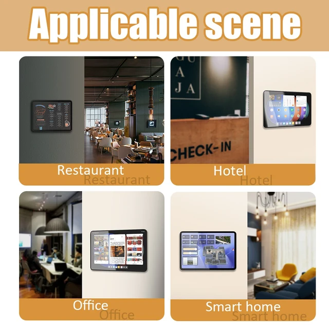 Alt view image 5 of 7 - Zilvex Redmi Pad 2 - 11Inch Wall Mount with Charging, Hardwired AC Magnetic Dock, In-Wall Tablet Charging Station