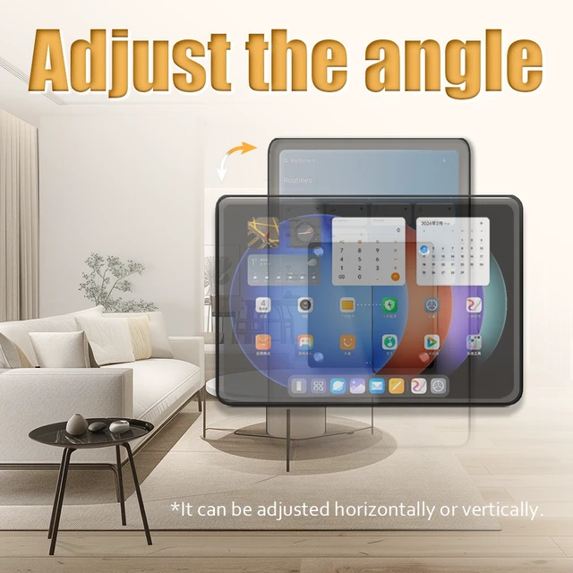 Alt view image 2 of 7 - Zilvex Redmi Pad 2 - 11Inch Wall Mount with Charging, Hardwired AC Magnetic Dock, In-Wall Tablet Charging Station